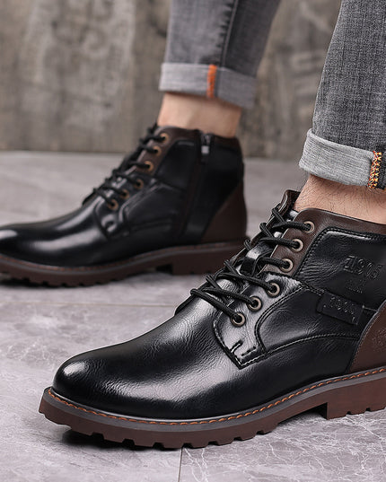 Men's Boots Motorcycle Boots Mid-calf