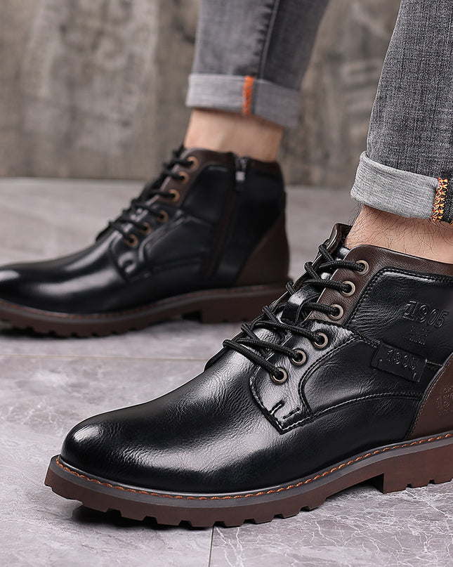 Men's Boots Motorcycle Boots Mid-calf