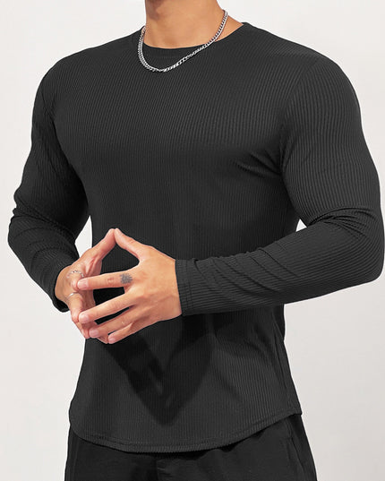 Fitness Muscle Men's Training Long Sleeve T-Shirt