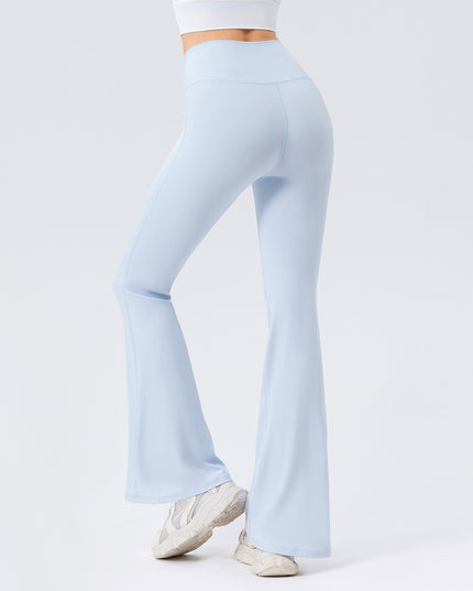 Female High Waisted Hip Lifting Micro Trumpet Yoga Pants