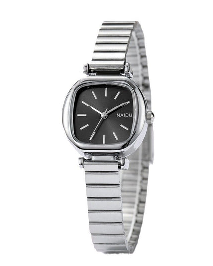 Fashion Simple New Small Square Watch Steel Watch Ladies