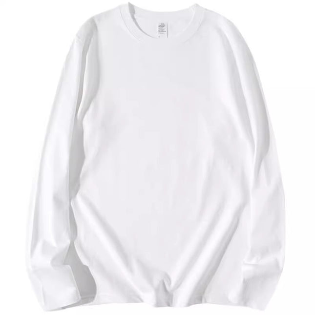 Men's And Women's All-match Cotton Long-sleeved T-shirt