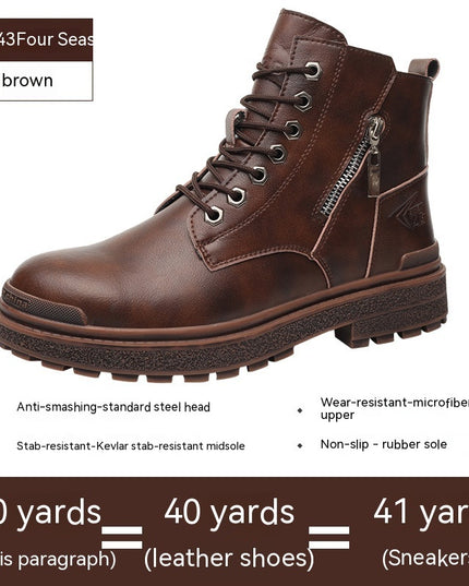 High Top Anti Impact Protective Shoes For Labor Protection