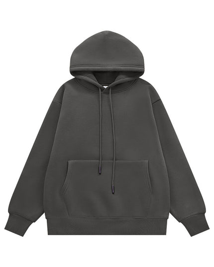 Men's Clothing Velvet Padded Hooded Sweatshirt