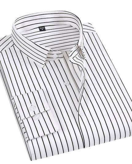 Casual Slim Fit Fashion Men's Thin Long Sleeve Shirt