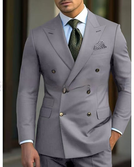 Men's Suit Set Leisure Business Two Pieces