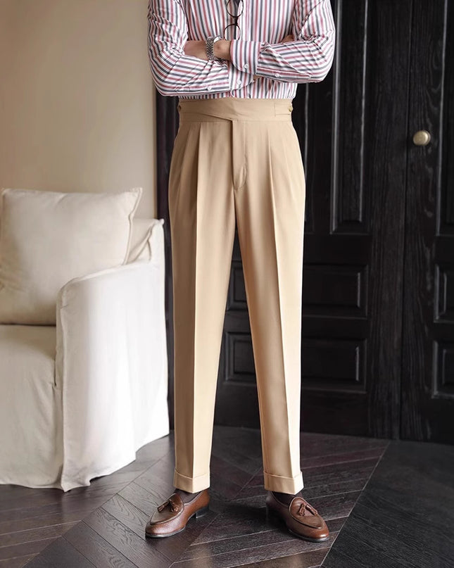 Men's Spring And Autumn Business Straight All-matching Pants