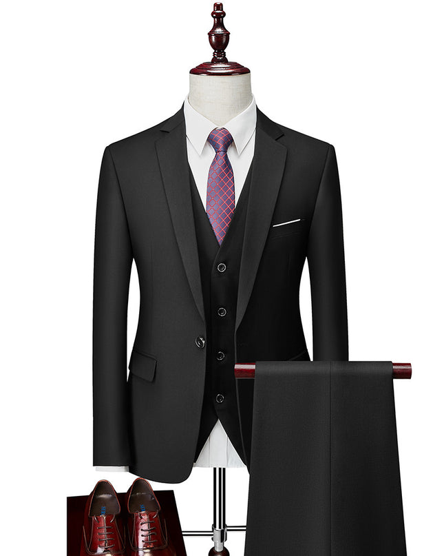 Men's Suit Three-piece Suit Business Wear Formal Wear