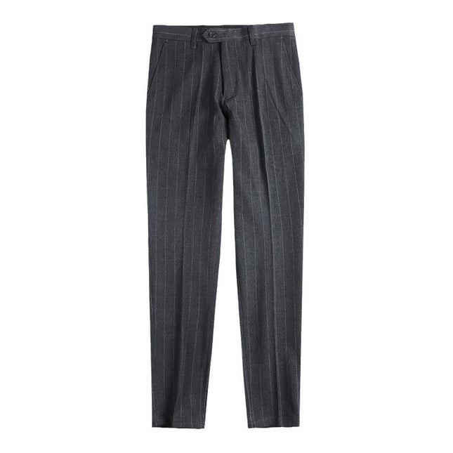 Thin Men's Slim Fit Suit Pants Fashion