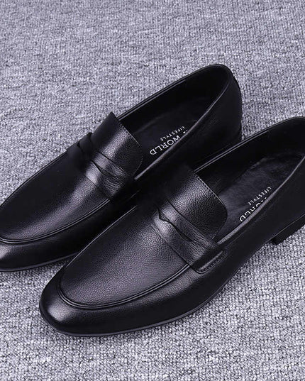 Men's First Layer Cowhide Soft Bottom Leather Shoes
