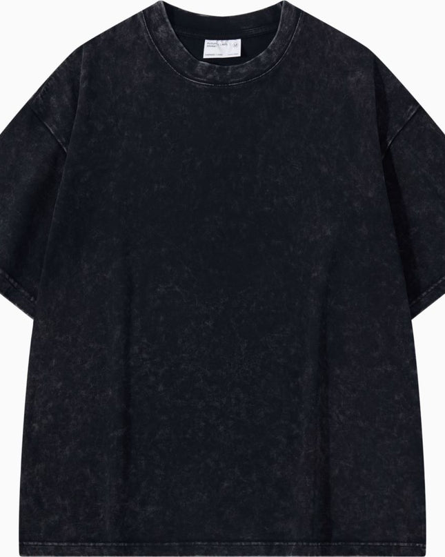 Thickened Cotton Short-sleeved Drop-shoulder T-shirt Bottoming Shirt Top