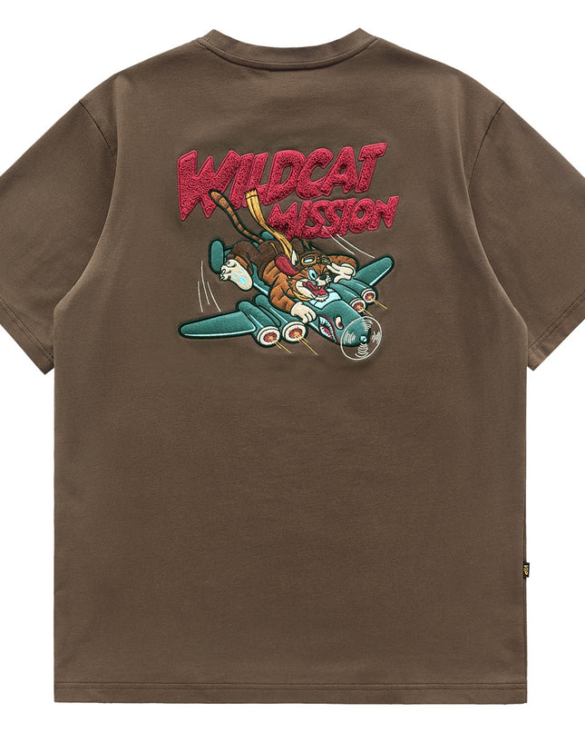 Men's Fashion Vintage Embroidered Short-sleeved T-shirt