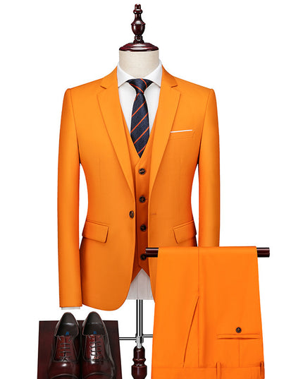 Business Casual Men's Korean Slim Suit