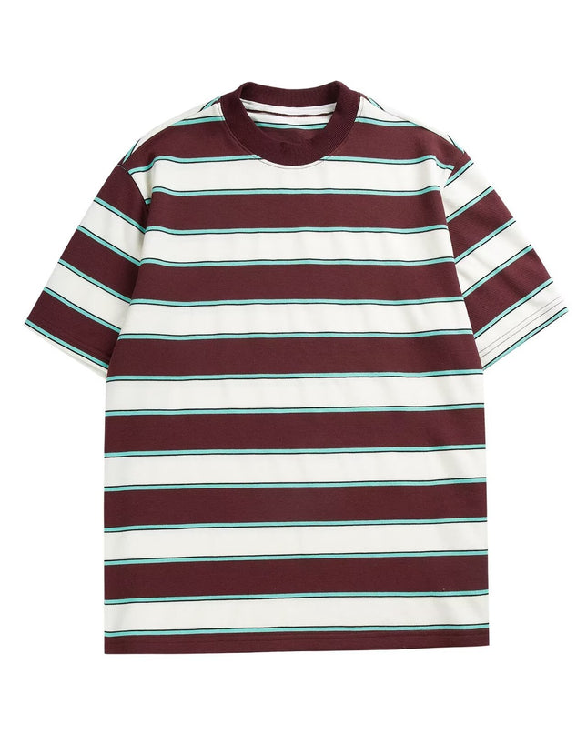 Men's Summer Japanese Vintage Stripe T-shirt