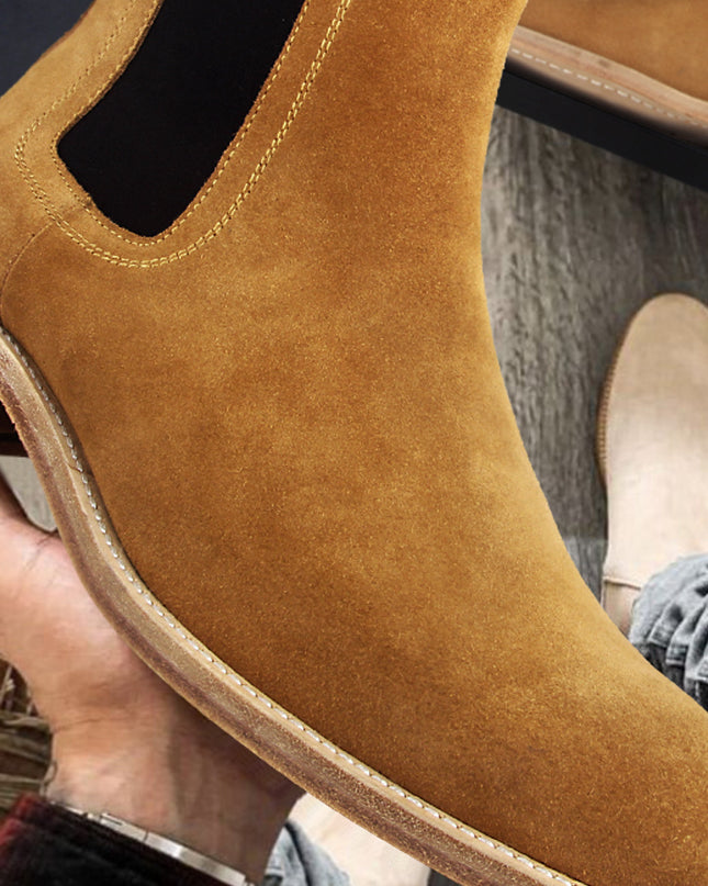 Handmade Boots Men's Genuine Leather Retro