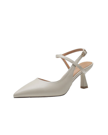 Women's French Retro Pointed-toe Stiletto Sandals