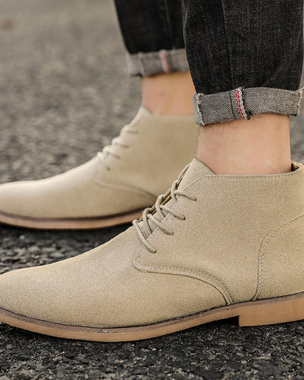 Men's Business Shoes And Boots Retro British