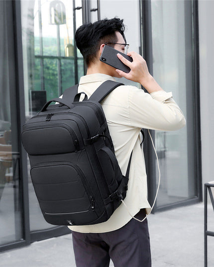 Fashion Student Large Capacity Expandable Travel Backpack
