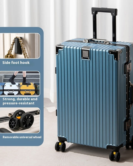 Suitcase Large Capacity Aluminium Frame Luggage