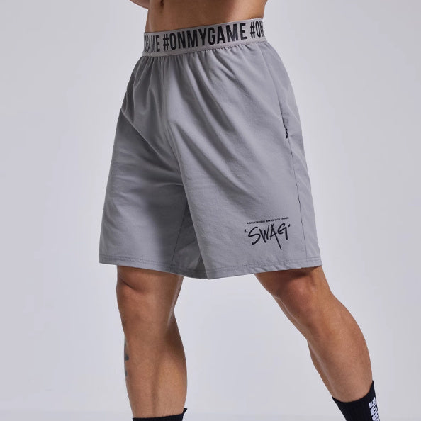 Men's Shorts Loose Sports Workout Cropped Pants Breathable