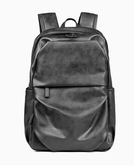 Simple Gray Men's Backpack Computer Travel