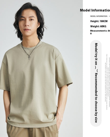 Cool Solid Color Inner Wear Round Neck Bottoming Shirt