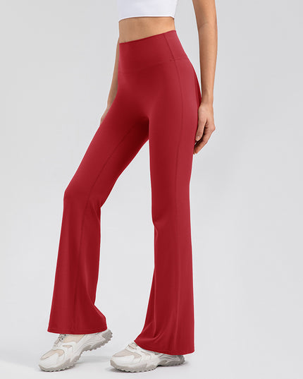 Female High Waisted Hip Lifting Micro Trumpet Yoga Pants