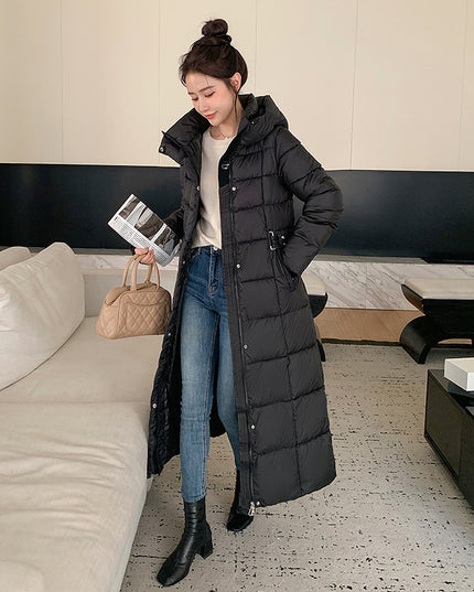 Thickened Long Section Down Cotton Jacket Coat