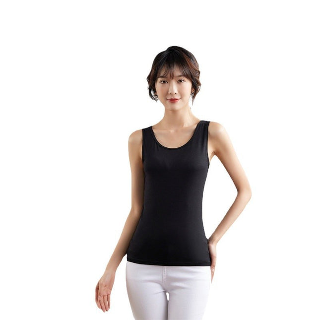 Women's Slim-fit Modal Black And White Suspenders