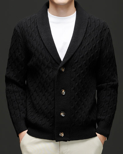 Autumn New Men's Knitwear Cardigan Casual Coat Sweater