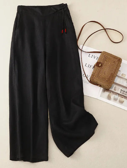 Loose Retro Wide Leg Pants High Waist Drooping Casual Pants