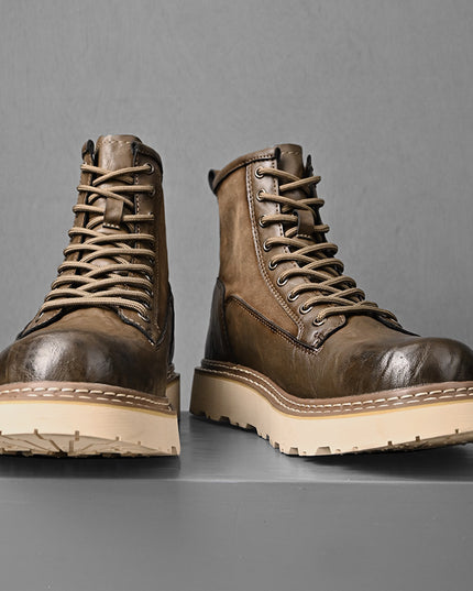 Trend Men's High-top British Style Working Boots