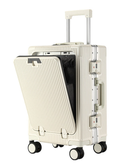Trolley Aluminum Frame Large Capacity Front Opening Luggage
