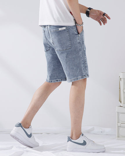 New Loose Straight Elastic Capri Pants