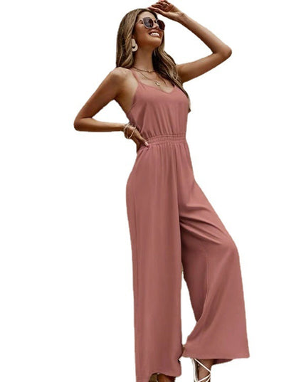 Women's Jumpsuit Loose Strap Tube Top High-end Drape