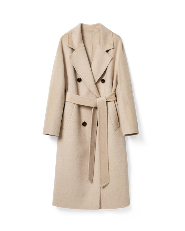 Women's Camel Coat Reversible Woolen Jacket