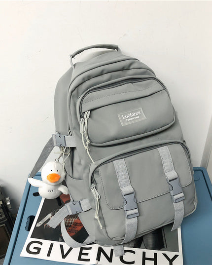 Korean Style Large Capacity All Match High School And College Student Schoolbag