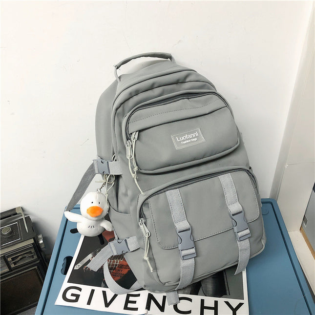 Korean Style Large Capacity All Match High School And College Student Schoolbag