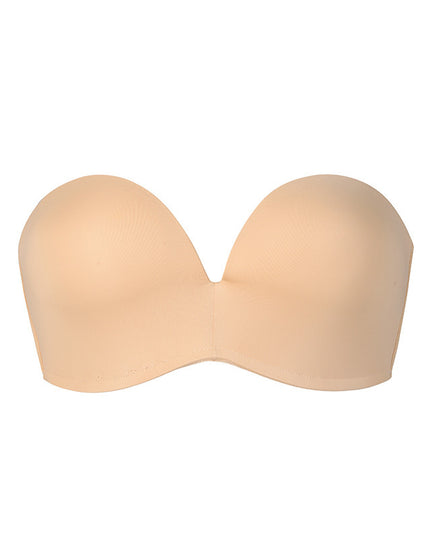Bra D Cup Sexy Tube Top Invisible Bra Wrapped Underwear