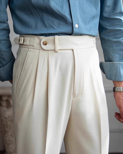 British Men Business Casual Pants