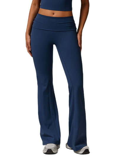 Women's Casual Folding High Waist Yoga Pants