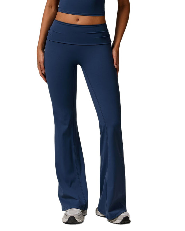 Women's Casual Folding High Waist Yoga Pants
