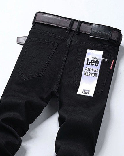 Jeans Men's Straight Loose Casual Pants Fleece-lined Thickened Men's Pants