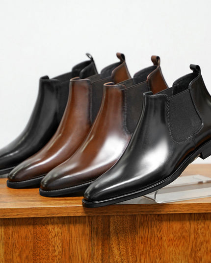 Chelsea Men's Sleeve Vintage Handmade Leather Boots