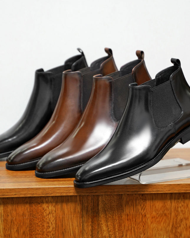Chelsea Men's Sleeve Vintage Handmade Leather Boots
