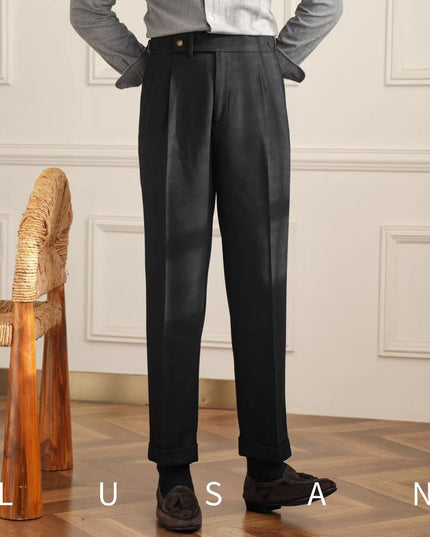 British Men Business Casual Pants