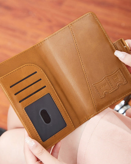 Bag Simple And Portable Multifunctional Passport Holder Fashion Document Storage Protective Cover