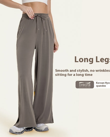 Loose Yoga Pants Side Pocket Leisure