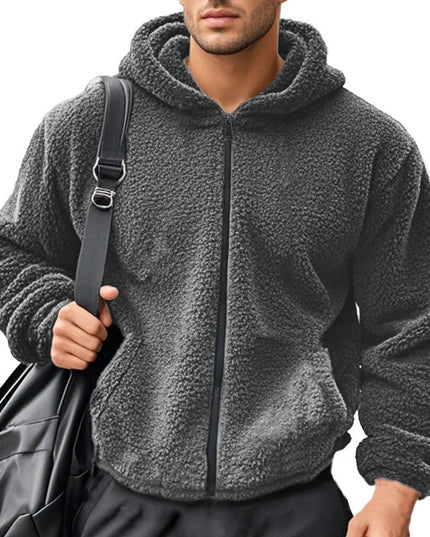 American Men's Double-sided Bejirog Loose Hooded Zipper Jacket