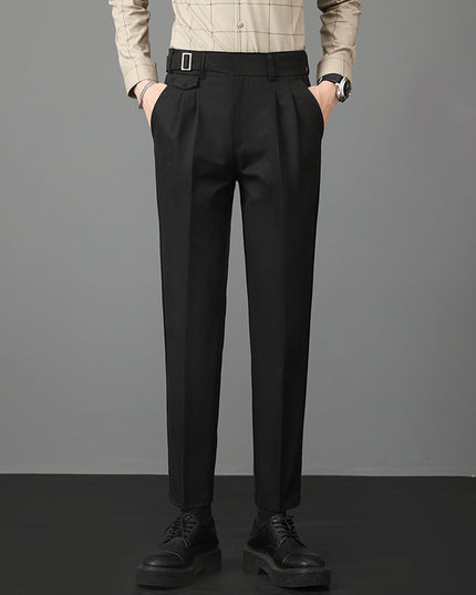 Autumn Men's Suit Pants Slim Fit